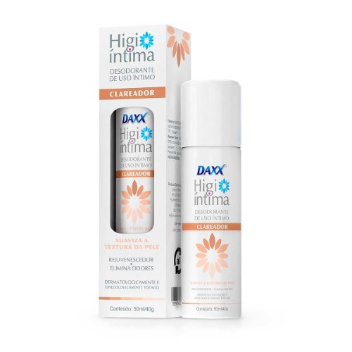 Desodorante Íntimo Clareador Daxx Higi Íntima com 50ml