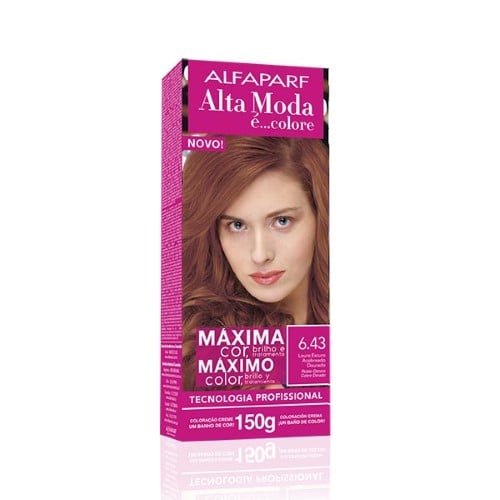 TINT ALTA MODA 6.43 LOURO ESCURO ACOBREA