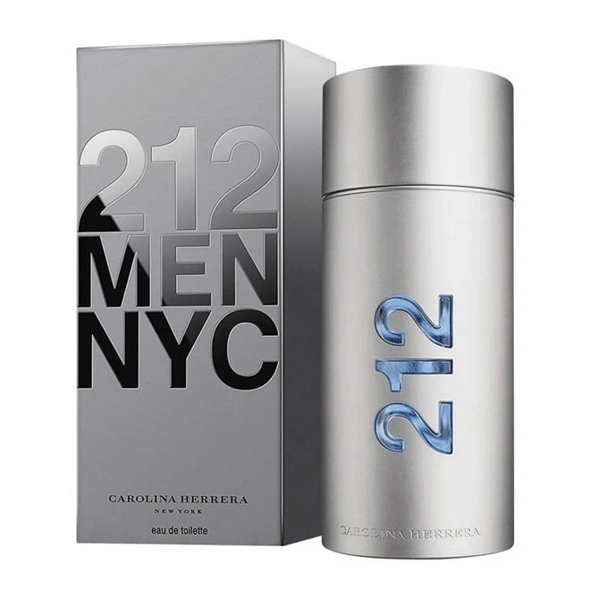 212 Men Nyc De Carolina Herrera Eau De Toilette Perfume Masculino 100 Ml