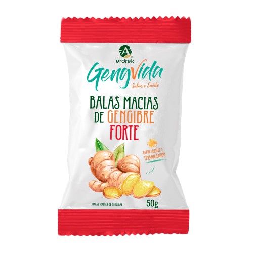 Bala Gengvida Ardrak Gengibre Forte 50g