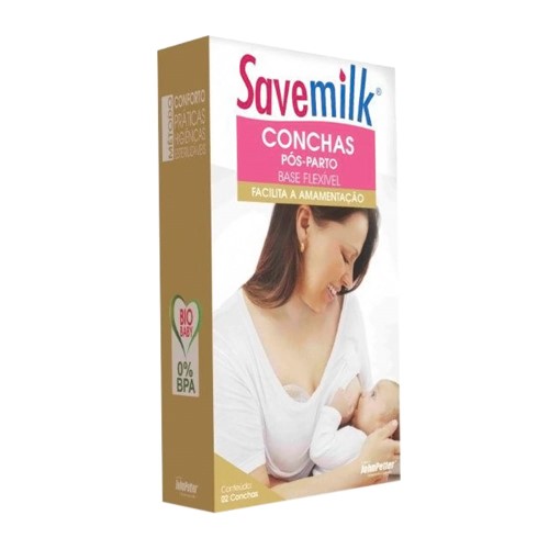 Concha Savemilk Base Flexível com 2 Unidades