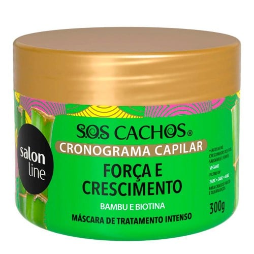 Máscara de Tratamento Salon Line SOS Cachos Cronograma Capilar 300g