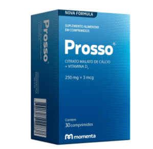 Prosso 250mg + 3,0mcg 30 Comprimidos