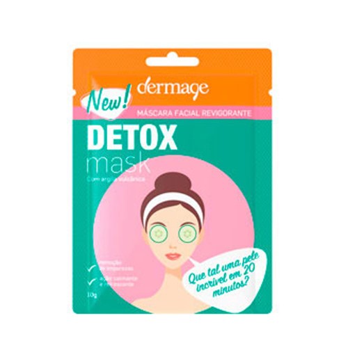 Máscara Facial Revigorante Dermage - Detox Mask