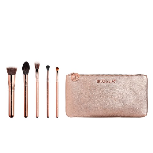 Sigma Beauty Iconic Brush Set Kit - 5 Pincéis + Necessáire