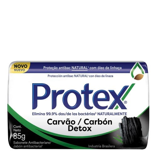 Sabonete Em Barra Protex Carvão Detox 85g