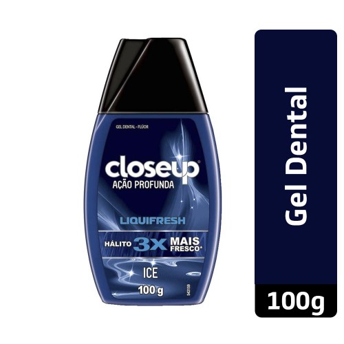 Creme Dental em Gel Closeup Liquifresh Ice 100g