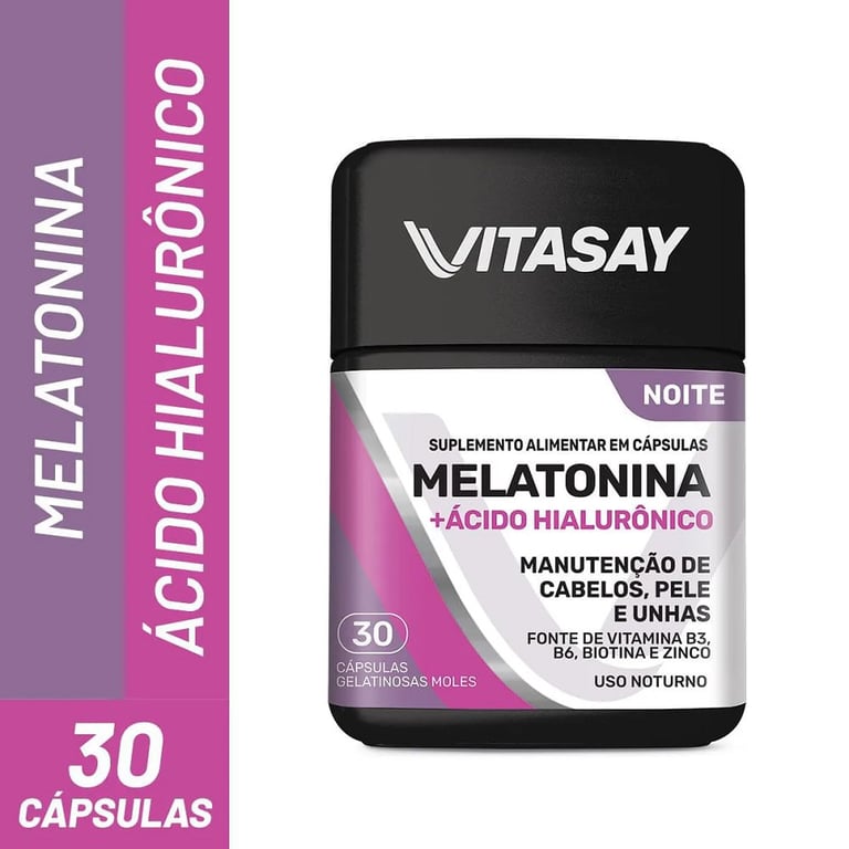 Vitasay Melatonina +acido Hialuronico 30 Capsulas