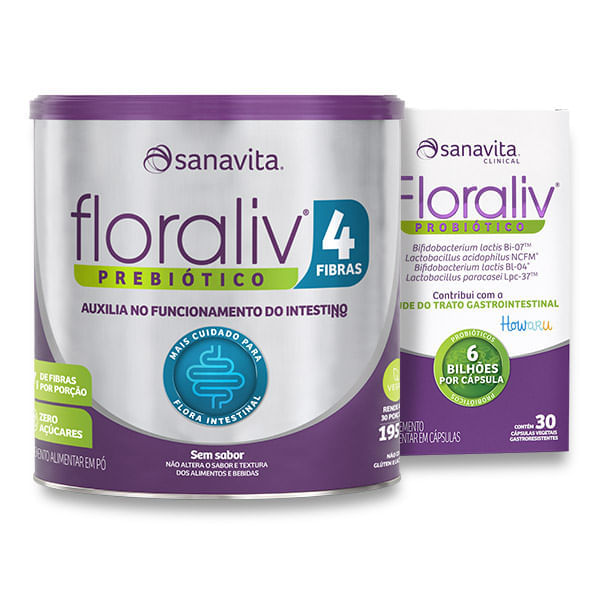 Floraliv 4 Fibras Sanavita 195g