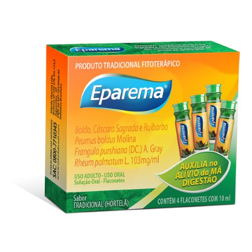 Eparema Hortelã 103/mg/ml 10ml com 4 flaconetes