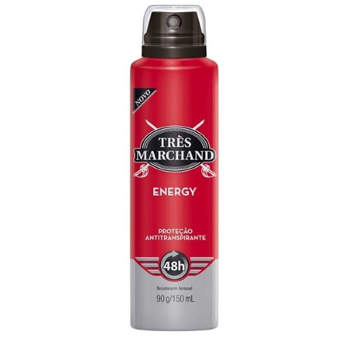 Desodorante Aerosol Tres Marchand Energy 165ML