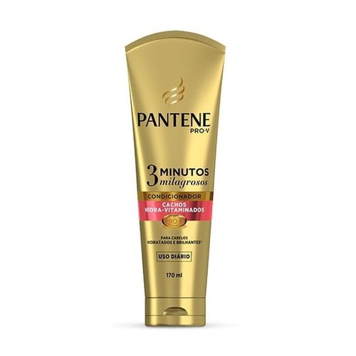 Condicionador Pantene 3 Minutos Milagrosos Cachos Hidra-Vitaminados com 170ml