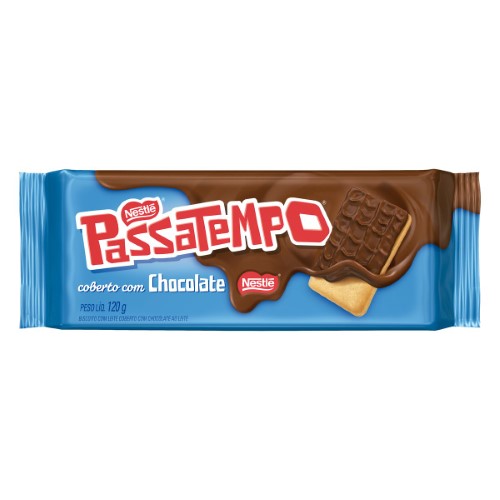 Biscoito Nestlé Passatempo Coberto Com Chocolate 120g