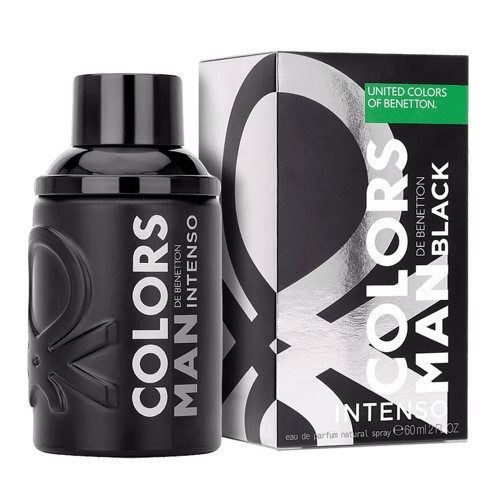 Perfume Benetton Colors Man Black Intenso Masculino Eau de Parfum 60ml