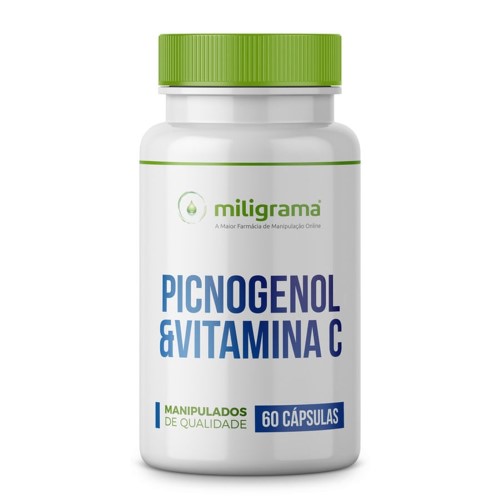 Picnogenol 75mg com Vit C 500mg 60 Cápsulas