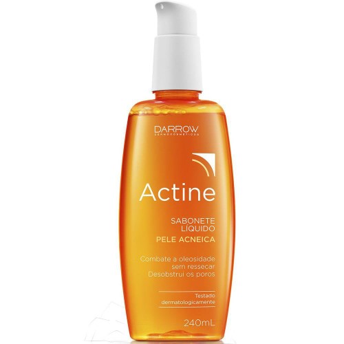 Sabonete Líquido Darrow Actine Pele Acneica 240ml 