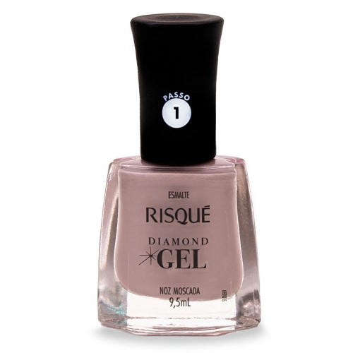 Esmalte Cremoso Risqué Diamond Gel Noz Moscada 9,5ml