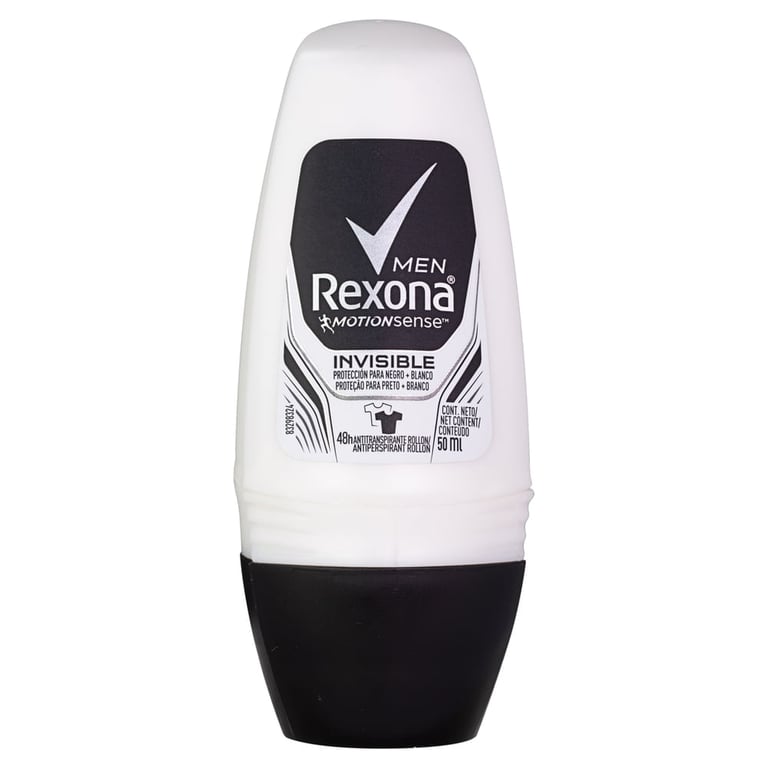 Desodorante Antitranspirante Rollon Rexona Men Invisible 50ml