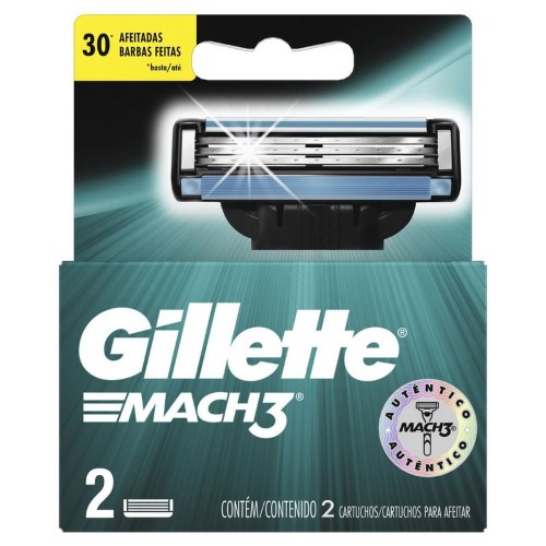 Carga para Aparelho de Barbear Gillette Mach3