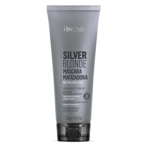 Máscara Matizadora Amend Silver Blonde com 250g