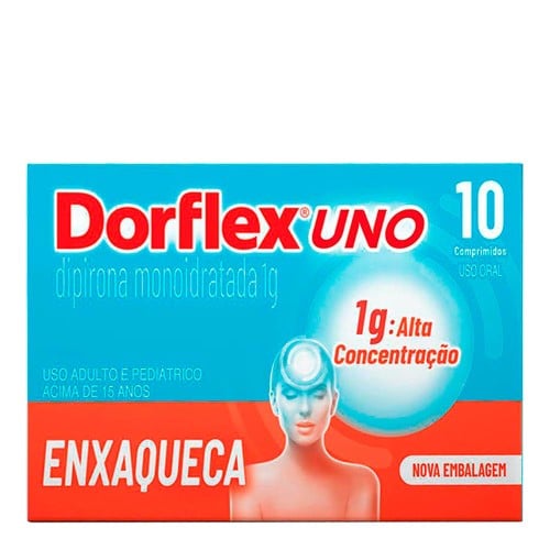 Dorflex Uno 1g com 10 comprimidos