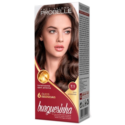 Tintura Probelle Burguesinha Louro Acinzentado 7.1 50g