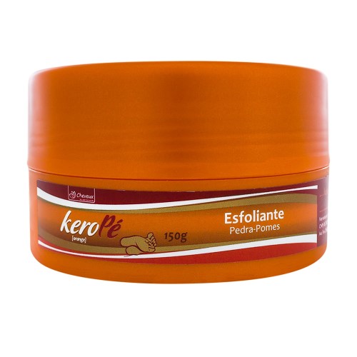 Esfoliante Pedra- Pomes Kero Pé Orange 150g para Mãos, Pés, Cotovelos e Joelhos