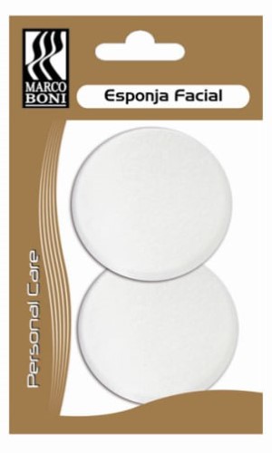 Esponja Facial Marco Boni Cores Sortidas com 2 Unidades