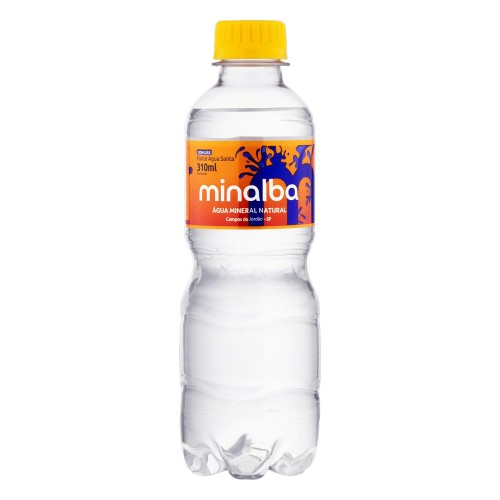 Água Mineral Minalba 310ml Com Gás