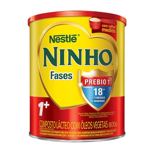 Fórmula Infantil Ninho Fases 1+ 800g