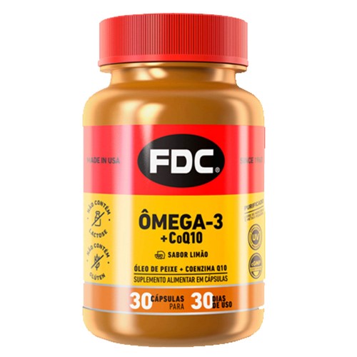 ômega 3 + CoQ10 FDC 30 cápsulas