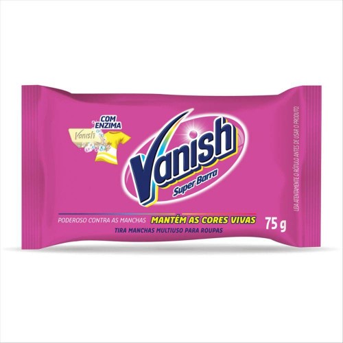 Tira Manchas em Barra Vanish para Roupas Coloridas 75g