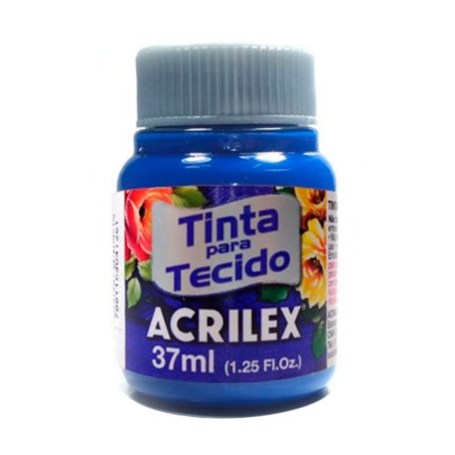 Tinta para Tecido Acrilex Fosca Azul Turquesa 37ml