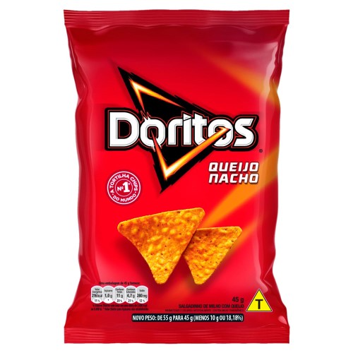 Doritos Elma Chips Sabor Queijo Nacho 45g