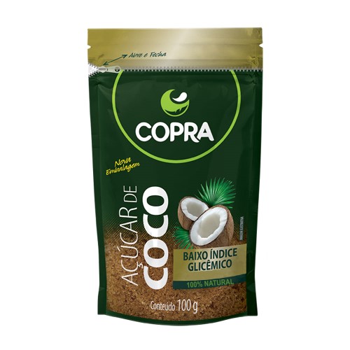 Açúcar de Coco Copra com 100g