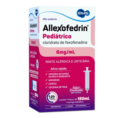 Allexofedrin Pediátrico 6mg/ml Suspensão Oral 150ml