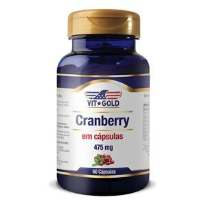 Cranberry 475mg Vitgold 60 Cápsulas