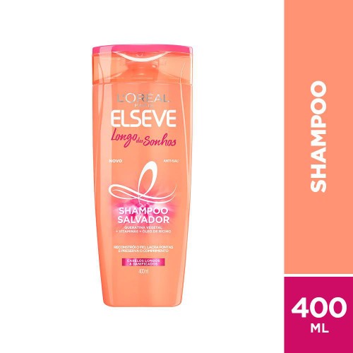 Shampoo Elseve Longo dos Sonhos Salvador 400ml