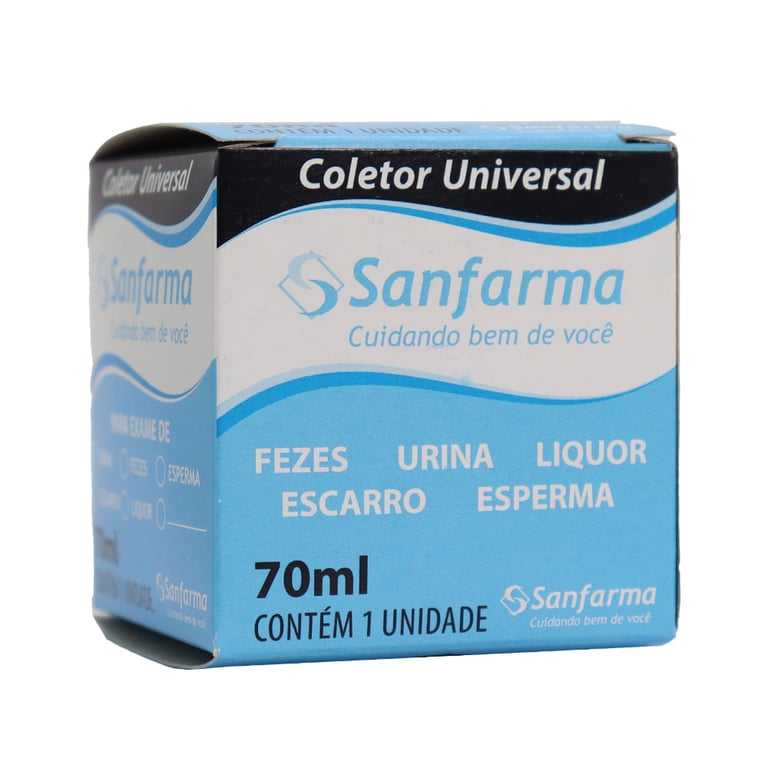 Coletor Universal 80ml Sanfarma