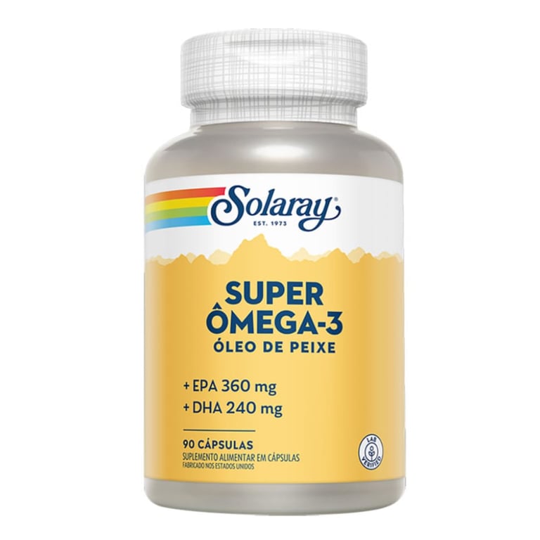 Super Ômega 3 Solaray 90 Cápsulas