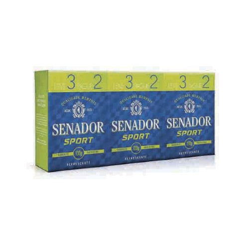 Sabonete Senador Fresh 130g 3 Unidades