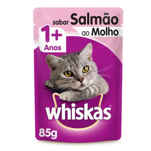 Whiskas Sache Sabor Salmão para Adulto 85g