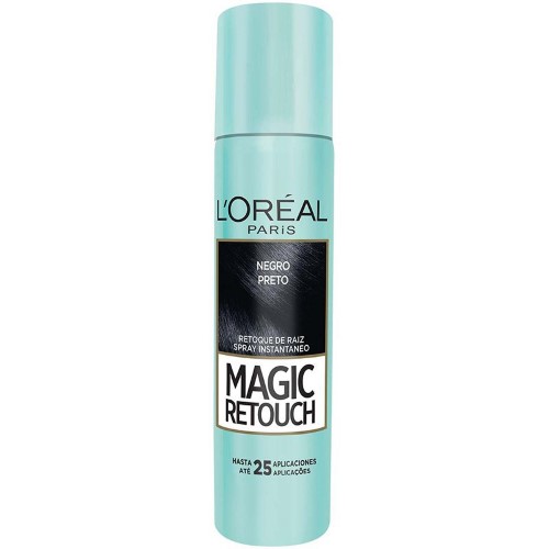 Retoque De Raiz Loreal Spray Instantâneo Magic Retouch Preto 75ml