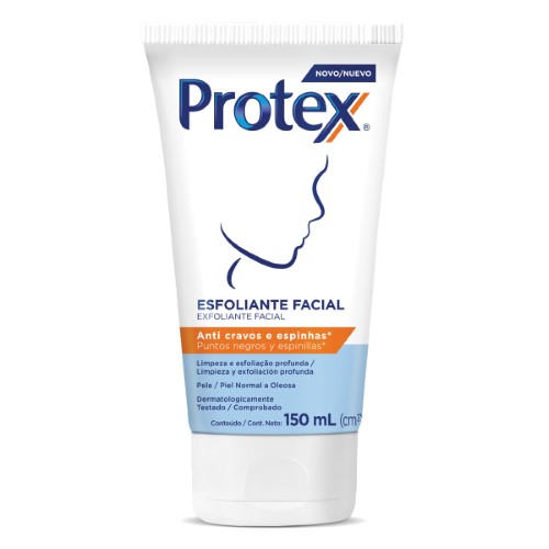 Esfoliante Facial Protex Anti-Cravos e Espinhas 150ml