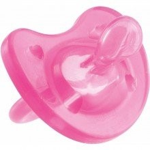 Chupeta Soft 100% Silicone Rosa Tam.2 - Fiona