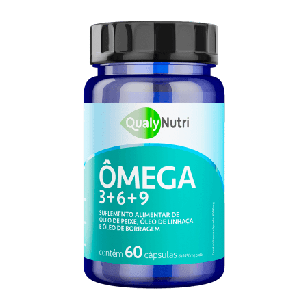 Ômega 3+6+9 1450MG C/60 Cápsulas - Qualy Nutri