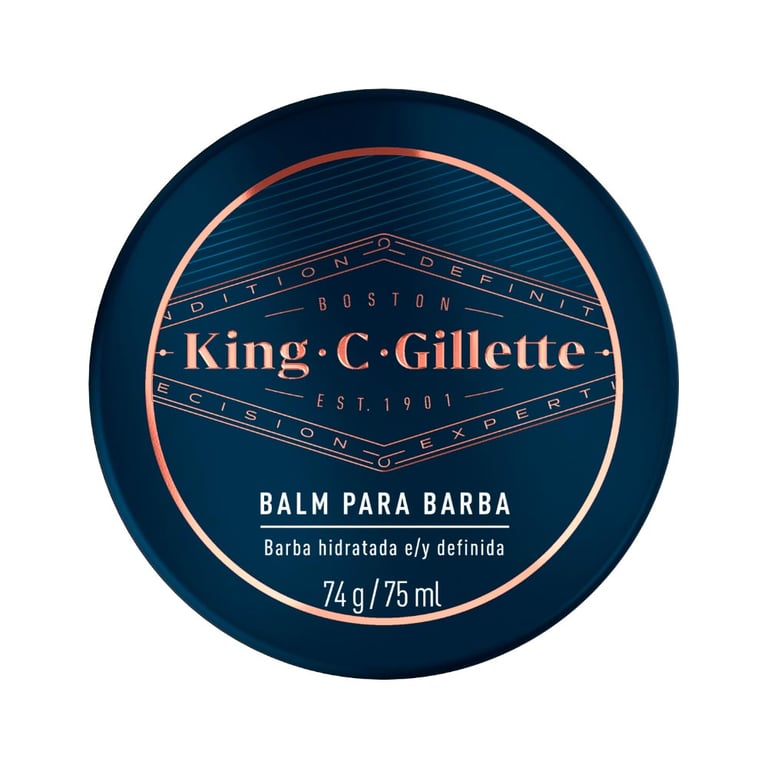 Balm Para Barba King C Gillette 75ml