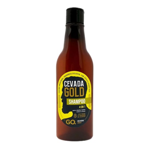 Shampoo Go. Cevada Gold 4 em 1 com 300ml