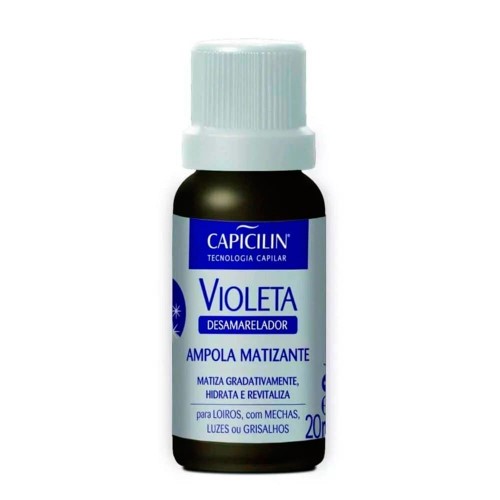 Ampola Matizante Capicilin Violeta Desamarelador 20ml