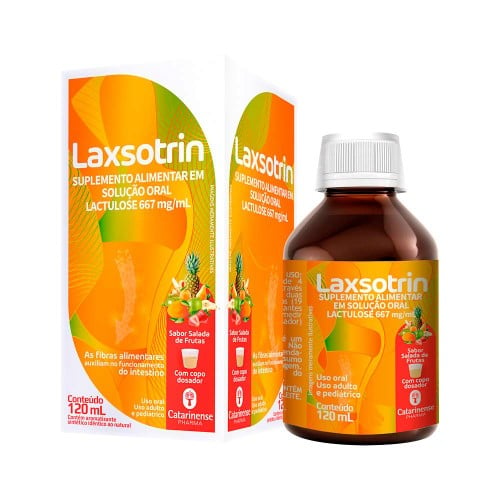 Laxsotrin 667mg/ml Sabor Salada de Frutas Solução 120ml